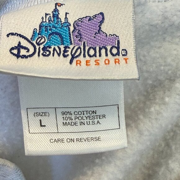 Vintage Disneyland Resort Mickey Mouse Crewneck Sweatshirt Gray Large - Picture 7 of 8